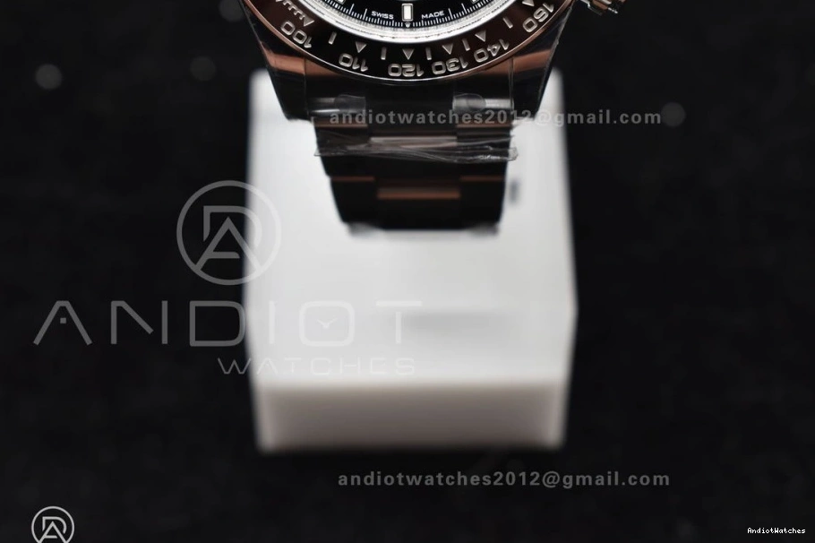 SL4801 Black Movement VS SBF Steel 1:1 in Daytona Elegant 1051 Rolex 904L 126500 Dial Factory 0524